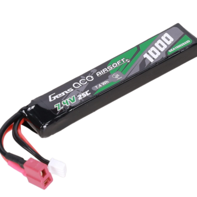 asgbox.pl - Akumulator Li-Po Gens Ace 1000mAh 25C 7.4V T-Deans (skrócony kabel)