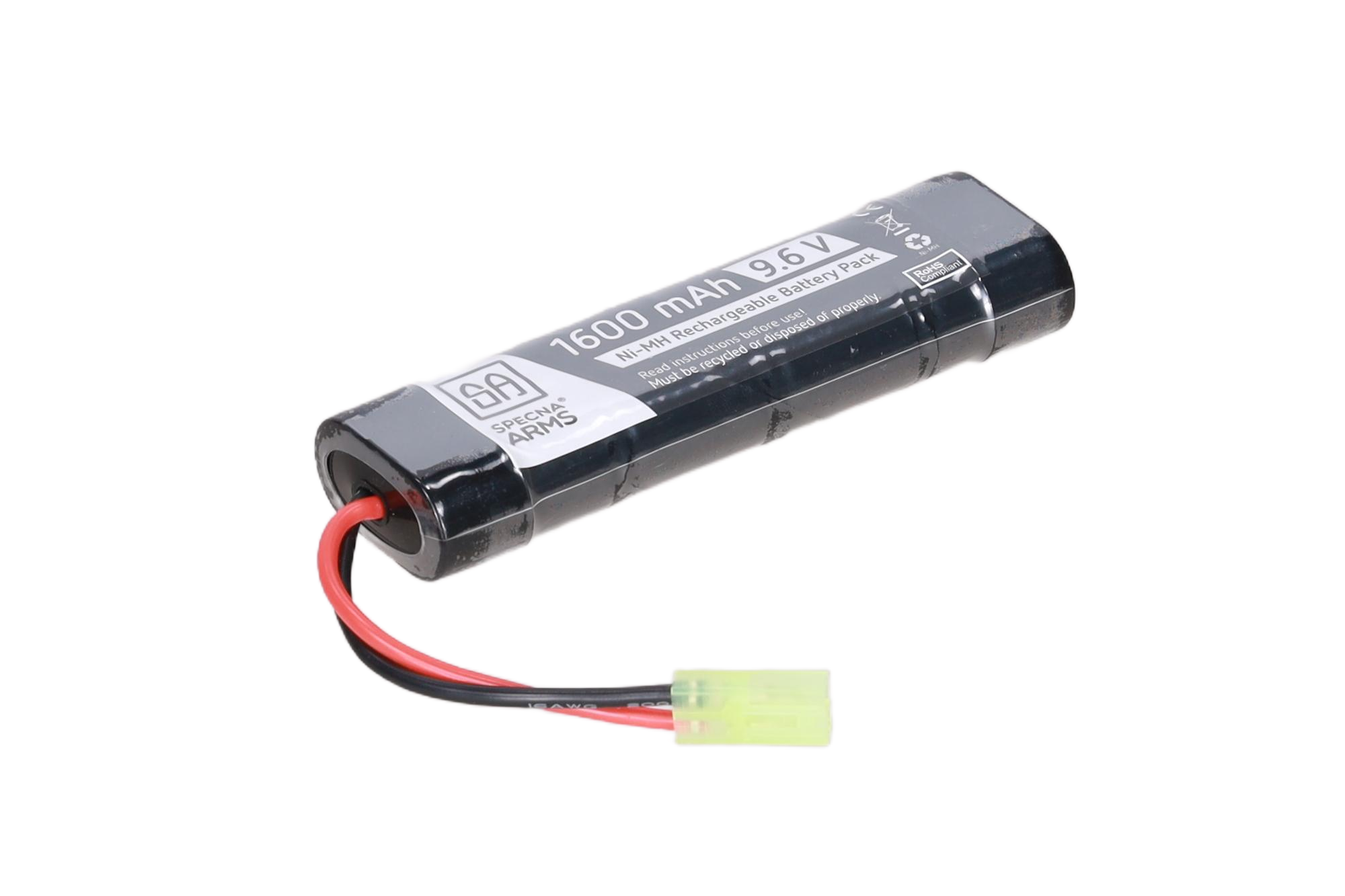 Akumulator NiMH Specna Arms 9,6V 1600mAh mini tamiya OD-G-SPE-06-048866-00 asgbox.pl asgbox.pl - Akumulator NiMH Specna Arms 9