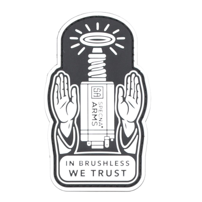 asgbox.pl - Naszywka Specna Arms In Brushless We Trust PCV