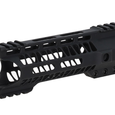 asgbox.pl - Szyna montażowa Specna Arms x Mancraft 7" CNC do M4/M16 ver.1 Czarna