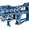 asgbox.pl - Zestaw Specna Arms x Mancraft CNC Speedsoft Splash Anodised do replik M4/M16 Niebieski