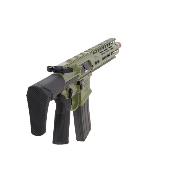 asgbox.pl - Karabinek ASG GBBR Noveske Ghetto Blaster NHR-9 10.5" MWS Gen.2 Oliwkowa