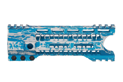 Zestaw Specna Arms x Mancraft CNC Speedsoft Splash Anodised do replik M4/M16 Niebieski - obrazek 2