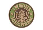 JTG I Love Guns and Ice Cream Rubber Patch Multicam
