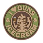 JTG I Love Guns and Ice Cream Rubber Patch Multicam