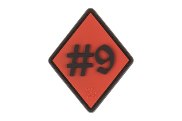 JTG Rule #9 Rubber Patch Red