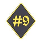 JTG Rule #9 Rubber Patch Blue