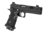 Army Armament Staccato XC 2011 GBB T8 Pistol with Muzzle Device Black