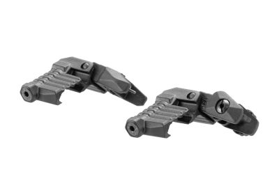 DLG Tactical Offset Iron Sight Set Low Profile Black - obrazek 3