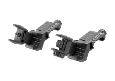 DLG Tactical Offset Iron Sight Set High Profile Black - obrazek 2
