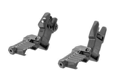DLG Tactical Offset Iron Sight Set High Profile Black - obrazek 4