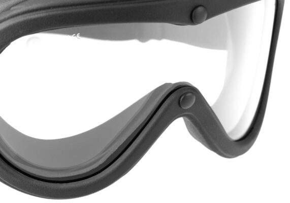 Bollé Chronosoft BSSI Black Frame Sealed Tactical Goggles Clear - obrazek 3