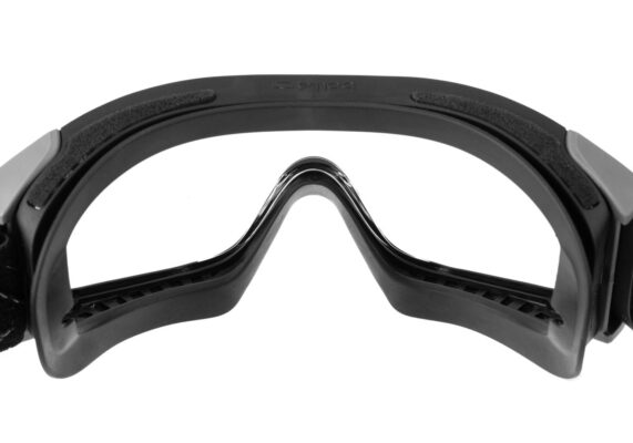 Bollé X1000T Platinum Black Frame Vented Tactical Goggles Clear - obrazek 6
