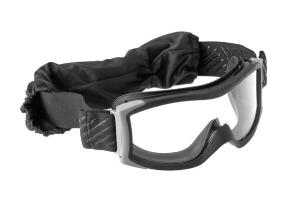 Bollé X1000T Platinum Black Frame Sealed Tactical Goggles Clear