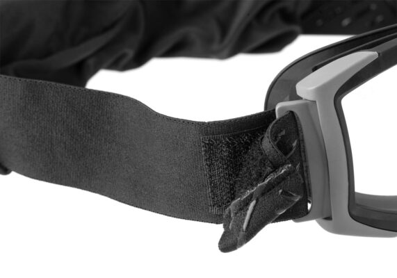 Bollé X1000T Platinum Black Frame Sealed Tactical Goggles Clear - obrazek 4