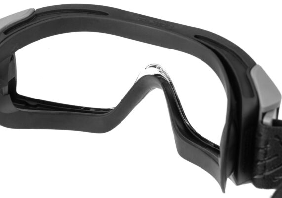Bollé X1000T Platinum Black Frame Sealed Tactical Goggles Clear - obrazek 5