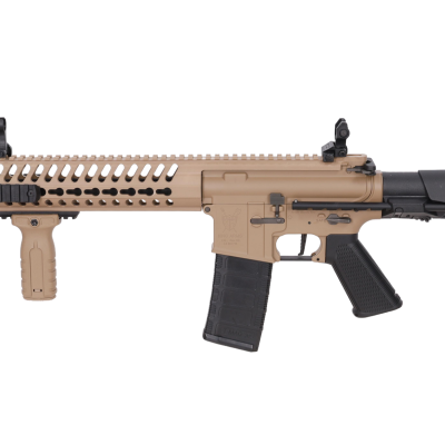 asgbox.pl - Karabinek ASG King Arms M4 Striker Keymod CQB Ultra Grade II Flat Dark Earth