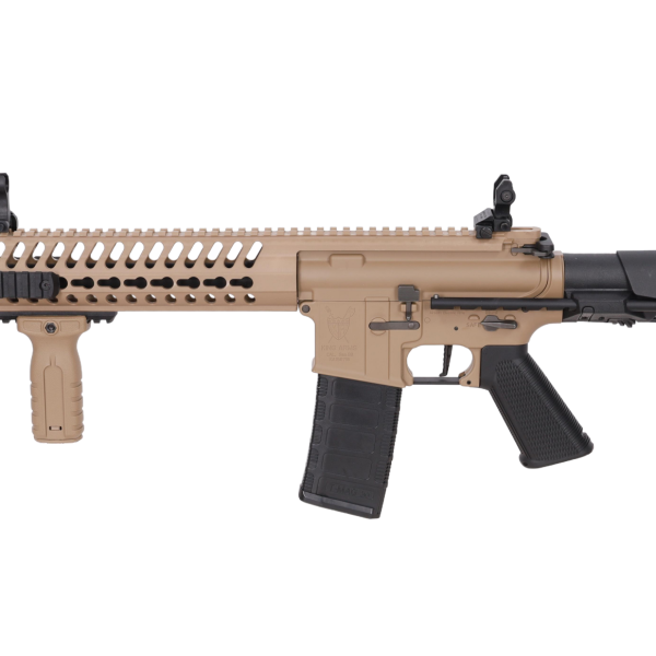 asgbox.pl - Karabinek ASG King Arms M4 Striker Keymod CQB Ultra Grade II Flat Dark Earth