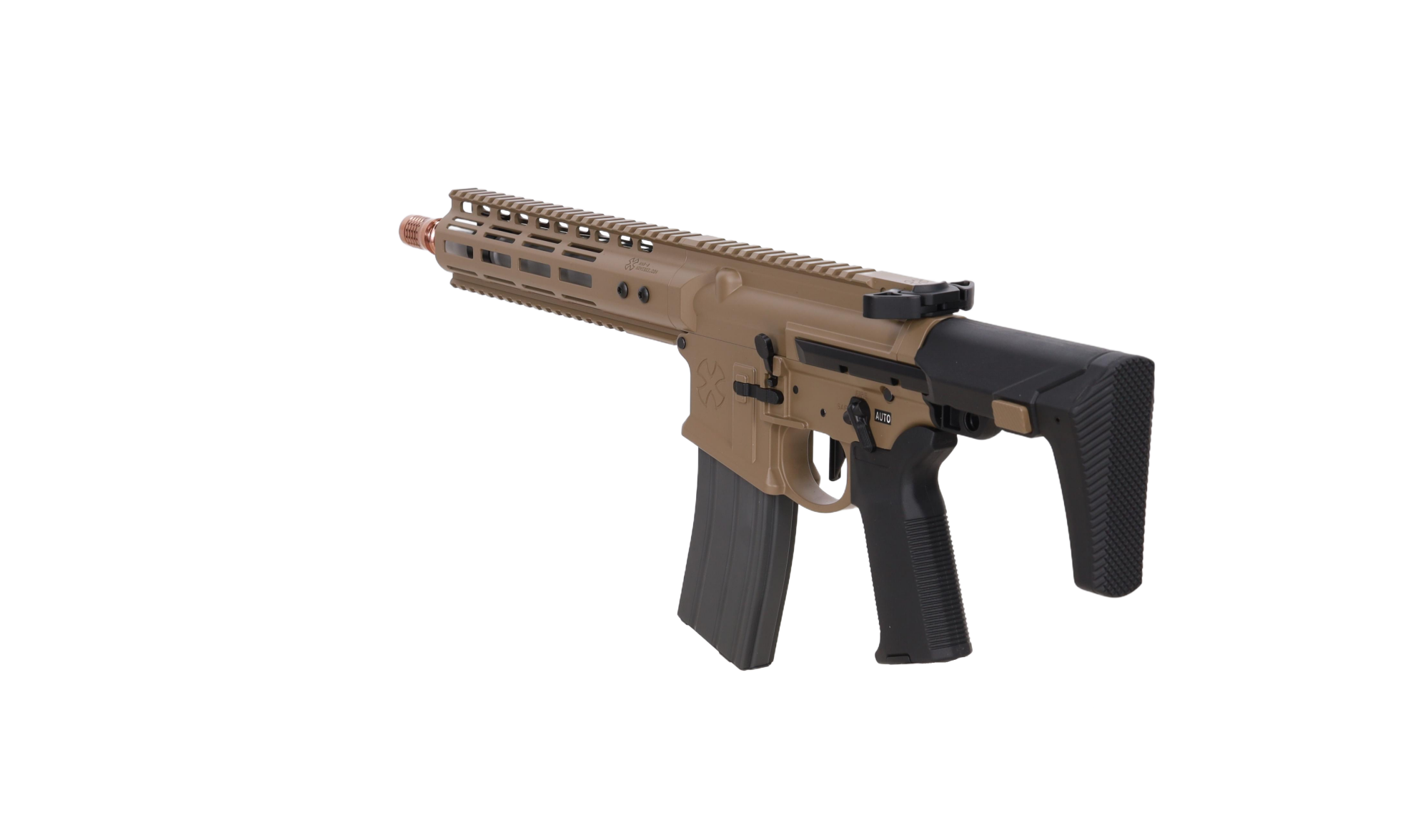 Karabinek ASG GBBR Noveske Ghetto Blaster NHR-9 10.5" MWS Gen.2 Flat Dark Earth OD-G-TXC-02-049339-00 asgbox.pl Karabinek ASG GBBR Noveske Ghetto Blaster NHR-9 10.5" MWS Gen.2 Flat Dark Earth - obrazek 3