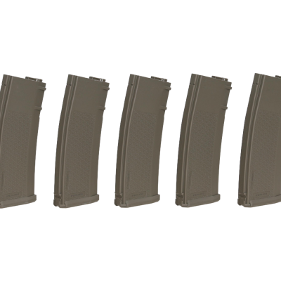 Alternative view of Zestaw 5 magazynków S-Mag Mid-Cap na 125 kulek Oliwkowy