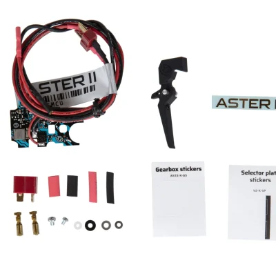 asgbox.pl - Zestaw kontrolera GATE ASTER II Bluetooth® for V2 GB + Quantum Trigger 2 [AEG & HPA] [Rear Wired] Expert rev.2