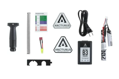 asgbox.pl - Karabinek ASG Arcturus LWT MK-II CQB 10" AEG SPORT SE™ Starter Pack Czarny