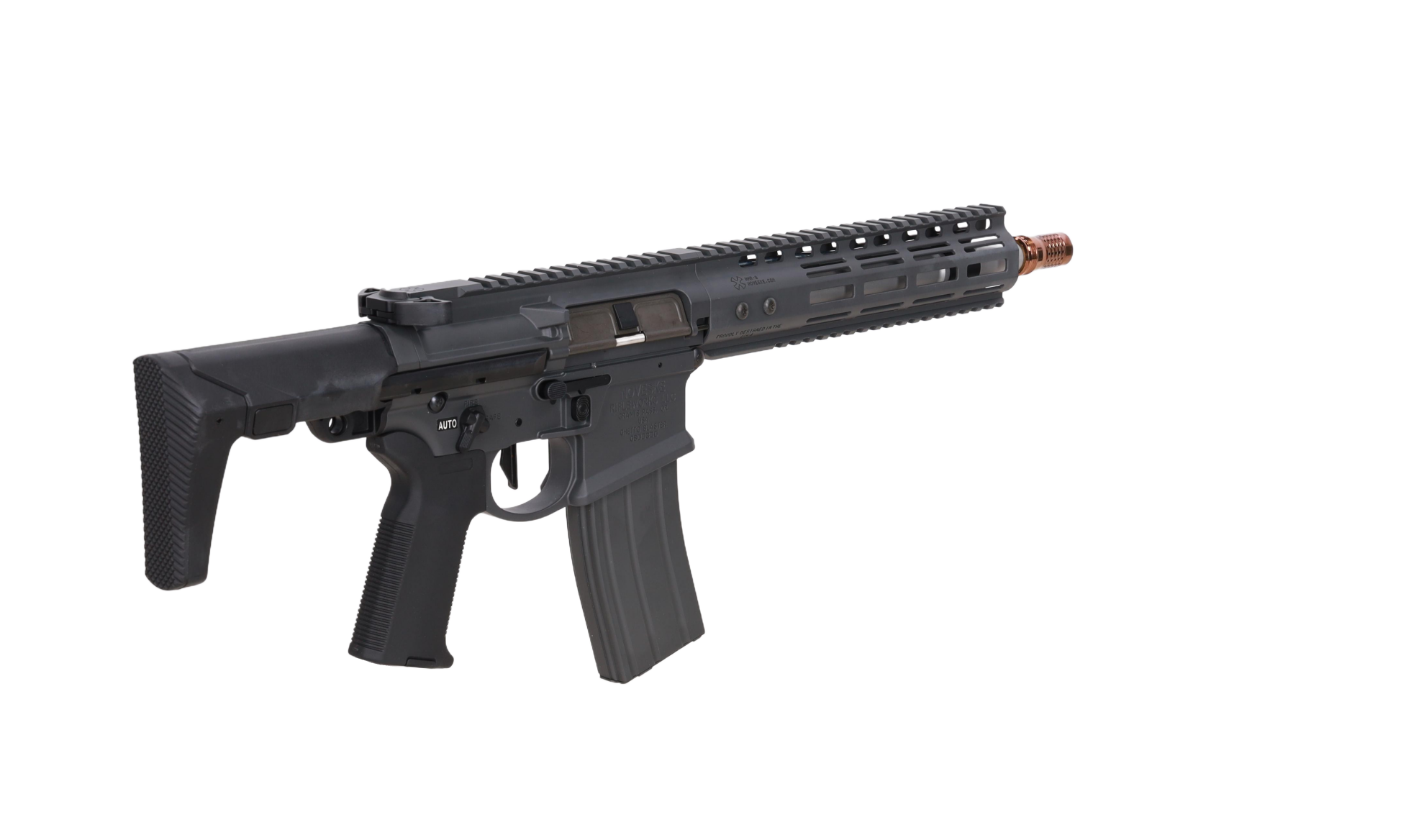 Karabinek ASG GBBR Noveske Ghetto Blaster NHR-9 10.5" MWS Gen.2 Szary OD-G-TXC-02-049337-00 asgbox.pl Karabinek ASG GBBR Noveske Ghetto Blaster NHR-9 10.5" MWS Gen.2 Szary - obrazek 4