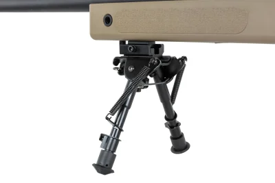 asgbox.pl - Karabin wyborowy ASG Specna Arms SA-S02 CORE™ High Velocity z lunetą i dwójnogiem Upgraded Tan (OUTLET)