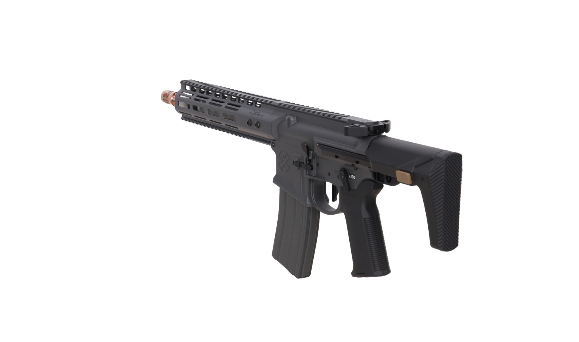 Karabinek ASG GBBR Noveske Ghetto Blaster NHR-9 10.5" MWS Gen.2 Szary OD-G-TXC-02-049337-00 asgbox.pl Karabinek ASG GBBR Noveske Ghetto Blaster NHR-9 10.5" MWS Gen.2 Szary - obrazek 5