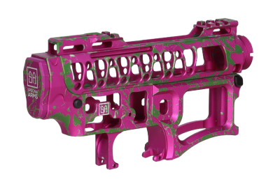 Zestaw Specna Arms x Mancraft CNC Speedsoft Splash Anodised do replik M4/M16 Fioletowy - obrazek 4