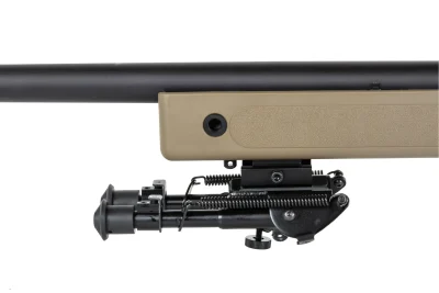 Karabin wyborowy ASG Specna Arms SA-S02 CORE™ High Velocity z lunetą i dwójnogiem Upgraded Tan (OUTLET) - obrazek 4
