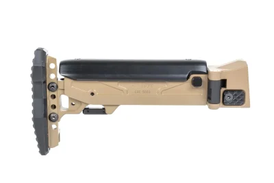 Składana kolba KPYK CRC 5002 z adapterem 9037R Tan - obrazek 3