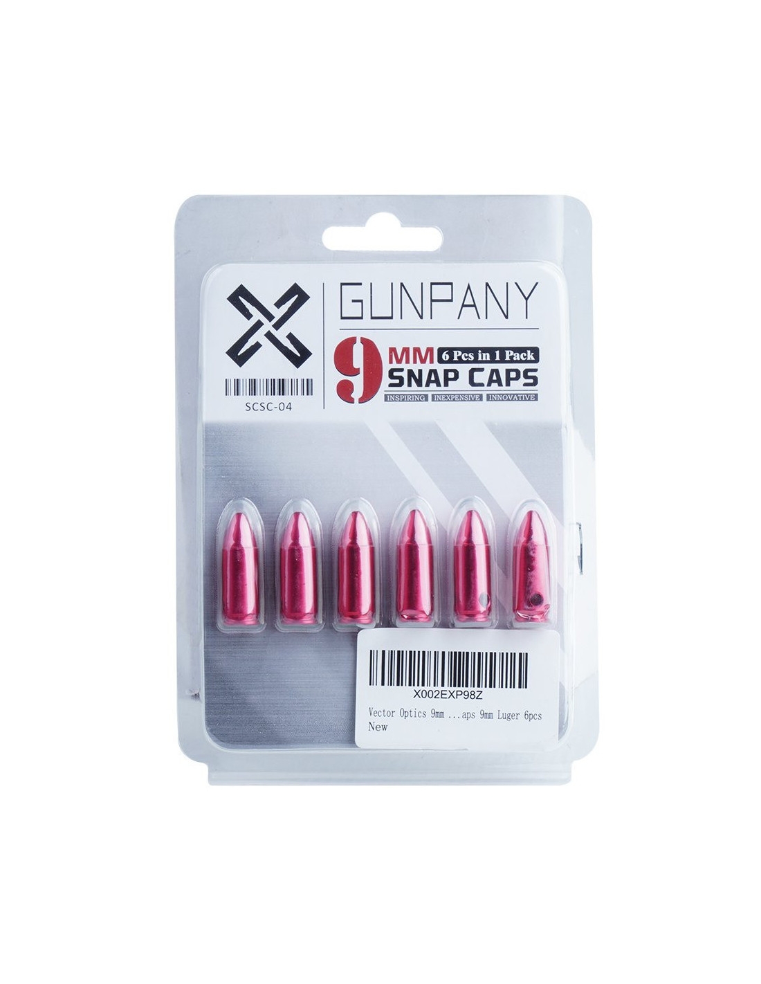VO SNAP CAP 9×19 mm Practice Cartridge, 6 Pieces OD-A-SCSC-04 asgbox.pl VO SNAP CAP 9×19 mm Practice Cartridge, 6 Pieces - obrazek 4