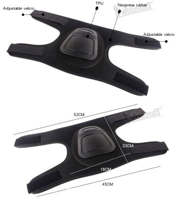 WST FIRST GENERATION Neoprene Knee Pads – Black - obrazek 6