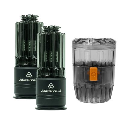 AceTech STARTER PACK 2 plus 1 Set of 40mm AceHive 2 Grenades and Spawner – Black