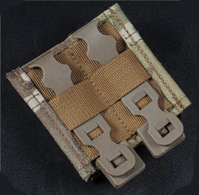 WST FAST Type 7.62 (DMR) Magazine MOLLE Pouch – MC Black - obrazek 6