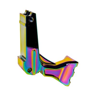 Alternative view of CTM CNC Hi-Capa UnderMount RIS Rail Stock Adapter – Electroplated Rainbow