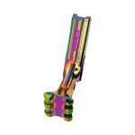 CTM CNC Hi-Capa UnderMount RIS Rail Stock Adapter – Electroplated Rainbow - obrazek 3