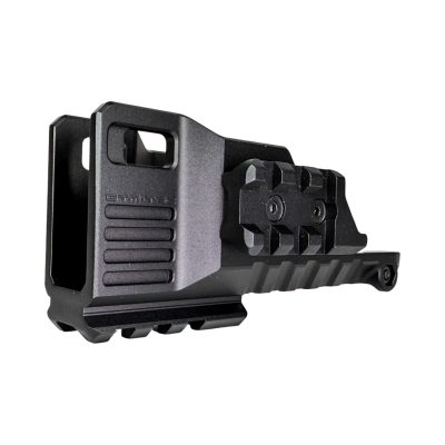 Alternative view of CTM AAP-01 M4XIMUS Kit CNC Extended Rail Blast Shield – Black