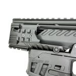 CTM AAP-01 M4XIMUS Kit CNC Extended Rail Blast Shield – Silver - obrazek 8