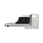 CTM AAP-01 M4XIMUS Kit CNC Extended Rail Blast Shield – Silver - obrazek 3