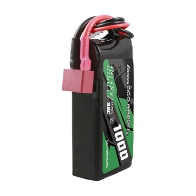 Alternative view of Gens ACE Li-Pol Battery 11.1V 1000mAh, 35C, T-Dean – Monoblock