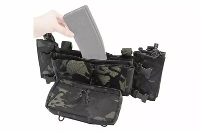 WST Tactical Micro Chest Rig MK4 – MC Black - obrazek 7