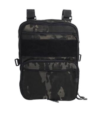 WST MOLLE Tactical FLAT Backpack – MC Black - obrazek 7