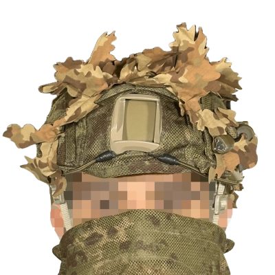 Alternative view of KMCS Helmet Cover – Next-Gen Brown