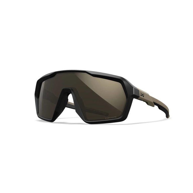 WILEY X CITADEL CAPTIVATE(TM) Shooting Glasses (Tungsten Lens) – Tan