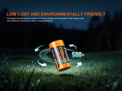 FENIX Rechargeable Li-ion Battery RCR123A 3.6V - 1150 mAh - obrazek 5