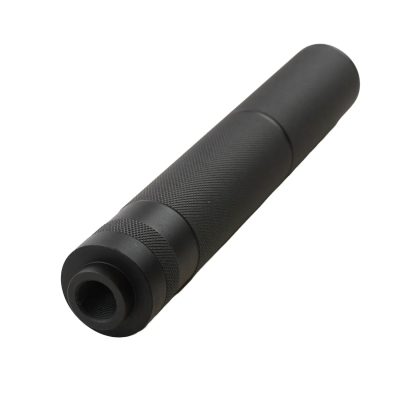 Alternative view of EPeS Sound Suppressor 32 × 195 mm with Inserts, Knurling – Black