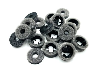 EPeS Sound Suppressor 38 × 180 mm with Inserts, Knurling – Black - obrazek 5