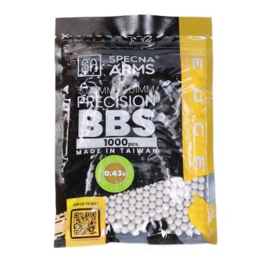 SA EDGE ULTRA(TM) BIO Pellets 0.43g, 1000 BBs (Bag) – White
